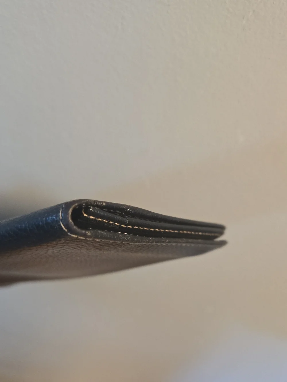 Dunhill Black Pebble Leather Continental Wallet with Gold Accent
